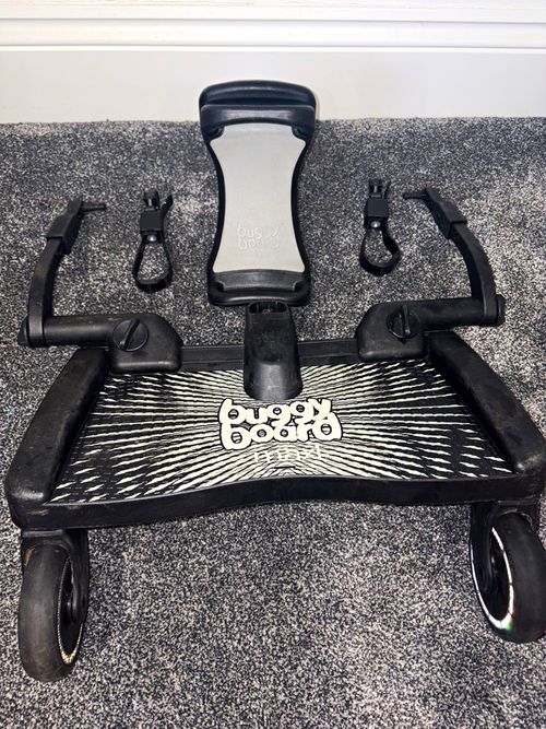 Lascal BuggyBoard Maxi+ with Seat/Saddle & All Attachments – Excellent Condition — image 1