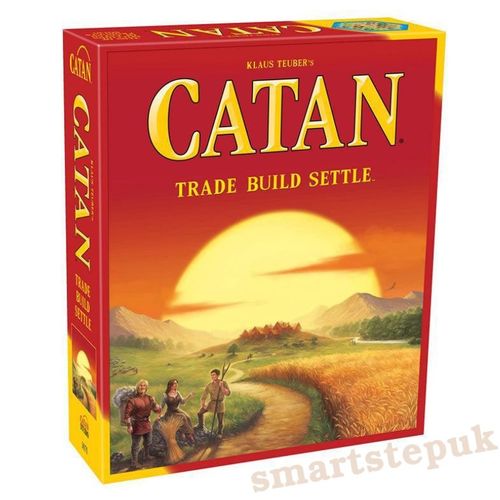 Catan Board Game Card Games Trade Build Settle Desk Beginner 3-4 Players Educate — image 2