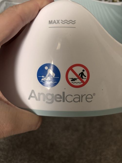 Angelcare Baby Bath Support Seat White/blue Bath Seat Support — image 3