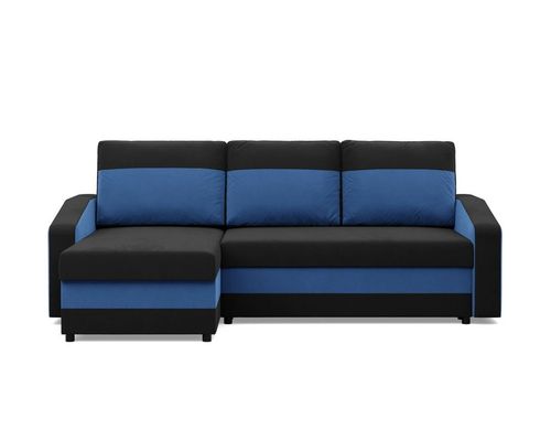 ORION LL Corner Sofa Bed with Storage Pull-Out Guest Bed Reversible Side — image 1