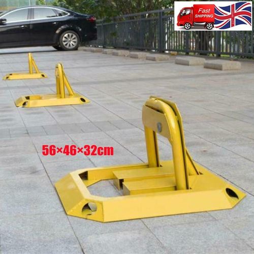 LOCKABLE PARKING BARRIER FOLDING CAR PARK BOLLARD SECURITY DRIVEWAY POST 3 KEYS — image 6