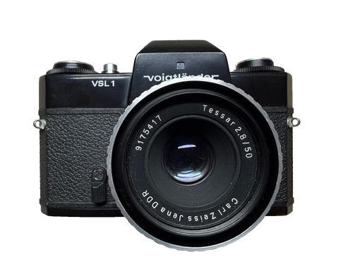 Voigtländer VSL 1 35mm SLR Film Camera + Carl Zeiss Tessar 50mm M42 mount — image 1