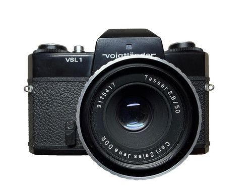 Voigtländer VSL 1 35mm SLR Film Camera + Carl Zeiss Tessar 50mm M42 mount