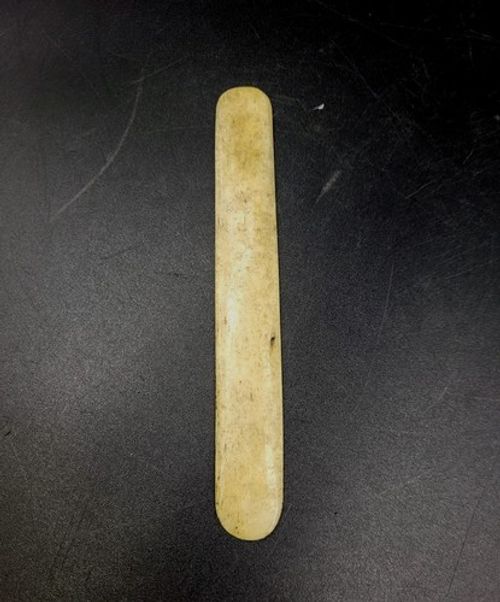 Antique Bovine Bone Physicians Tongue Depressor, Spatula