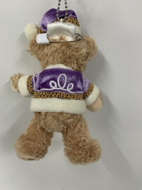 Disney Duffy Bear Plush Tokyo Disney Sea Christmas Doll Badge Keychain 16cm — image 7