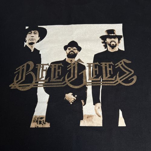 1997 THE BEE GEES vtg Rare Rock Concert 90s Las Vegas Tour T-Shirt Band Promo XL — image 2