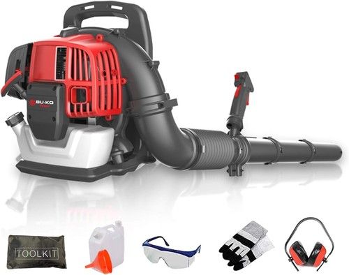 Petrol Backpack Leaf Blower Efficient Powerful 2 Stroke Air Cooled Engine