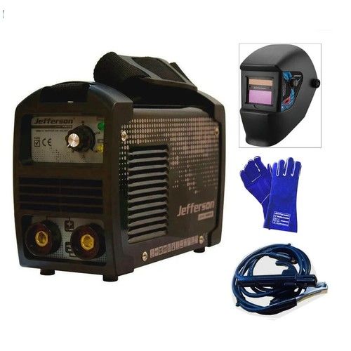 Jefferson 140Amp Inverter Arc Welder With Auto Welding, Gloves & Helmet (230V)