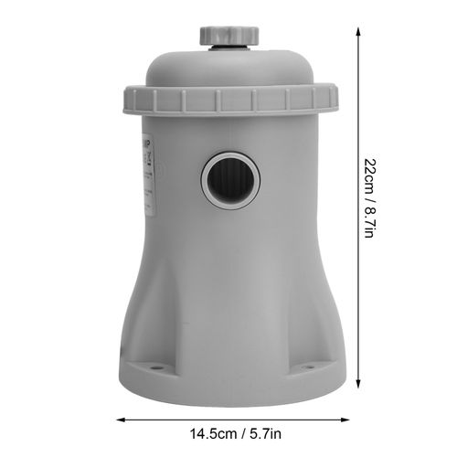 Swimming Pool Filter Pump 330GPH Cartridge System for Above Ground Pool uk plug — image 4