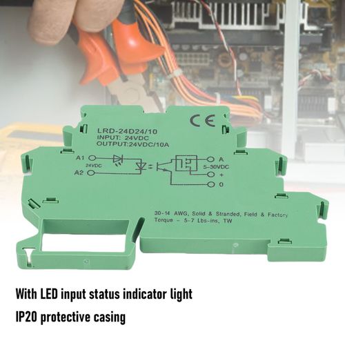 ­Solid State Relay Terminal 10A Normally Open Solid State Relay Terminal Block — image 11