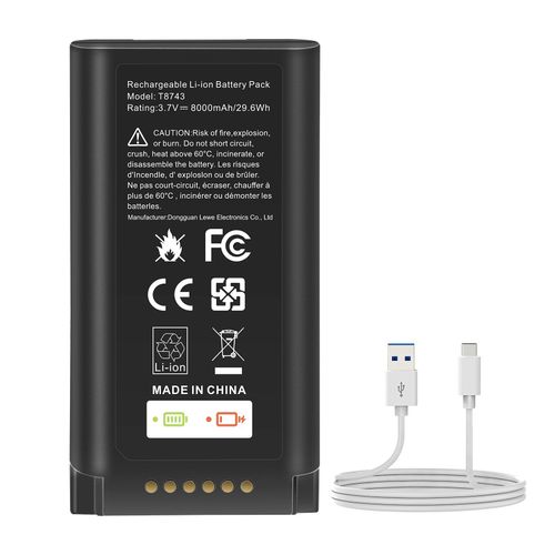 🔥8000mAh Battery for Eufy E340 C31 Doorbell - USB-C Fast Charging Quick Release — image 12