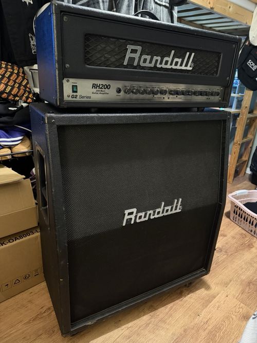Randall RH200 G2 Series 200W Solid State 2-Channel Head & 4x12 Cab Stack — image 2