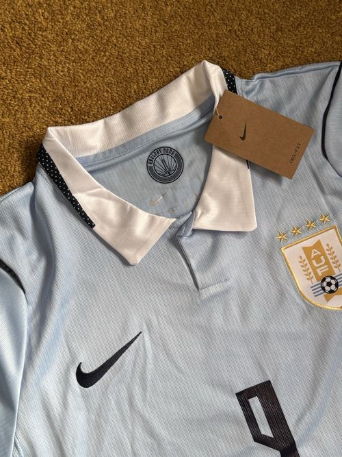Nike Uruguay Away Football Shirt Nunez 9 Dri-FIT Blue Short Sleeve XL — image 3