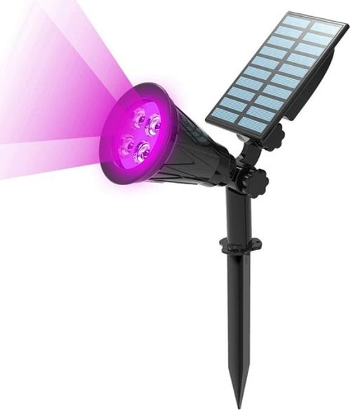 4/7 LED Solar Spot Lights Wall Outdoor Garden Yard Path Lamp Security Waterproof