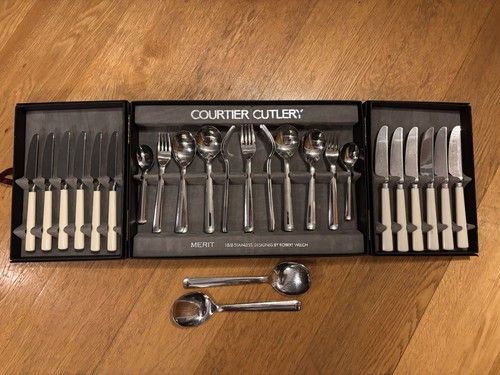 Robert Welch Designed Courtier Merit 18/8 Stainless Steel 6x + Extras 57 Pieces