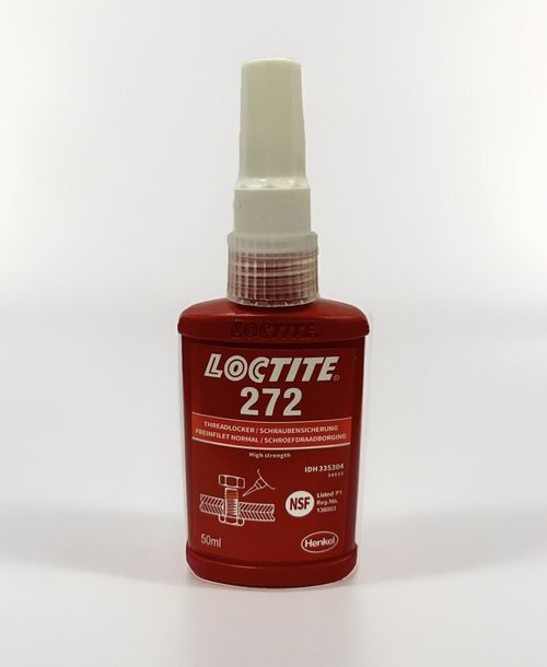 Loctite 272 High Strength High Temperature Threadlocker, 50ml Red For Bolt Nut — image 1