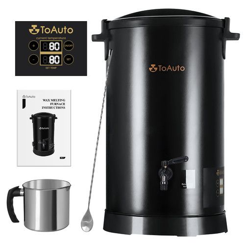 TOAUTO 10L Digital Wax Melter for Candle Making Commercial Electric Melting Pot