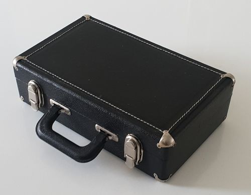 Clarinet Hard Wood Case - Black with Plush Lining - Empty Case for Bb Clarinet - — image 7