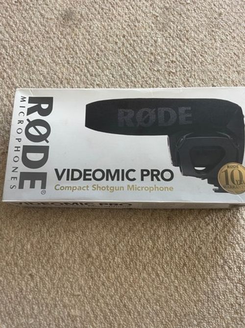 Rode VideoMic Pro Shotgun Microphone Boxed Excellent Condition