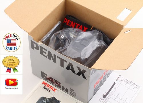2026.09 Overhauled In Box [Unused w/Strap] Pentax 645N Film Camera Body From JPN — image 1