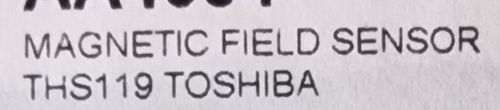 Toshiba Hall Sensor THS119 — image 4