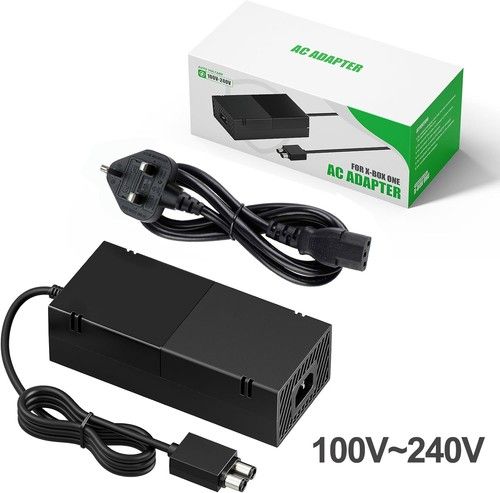 Xbox One Power Supply Brick, AC Adaptor Cable for Xbox One Console Games 240V UK