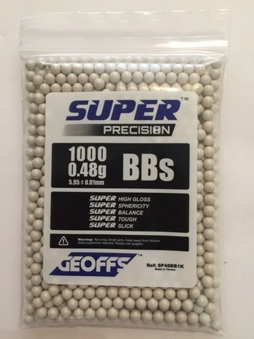  GEOFFS™ SUPER PRECISION™ QUALITY AIRSOFT BBS BB AMMO 6MM PELLETS VSR L96 SNIPER