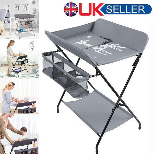 Baby Infant Changing Table Portable Folding Diaper Station Nursery Storage UK — image 1