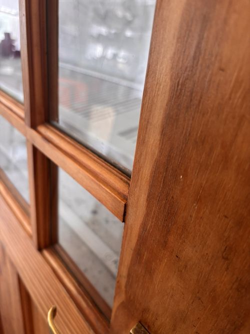 Solid Pine Glass Panel 1980S Internal Door Unpainted ￼ — image 21