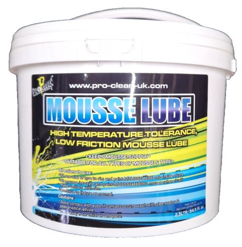 Pro Clean Mousse Lube Low Friction 2.5 Litre Tub  for all Types of Mousse & Tyre