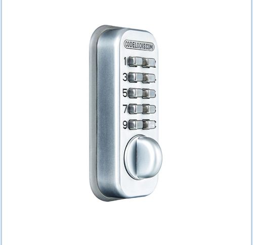 Mechanical Keyless Door Lock Push Button Combination Code Lock 60mm Silver — image 8