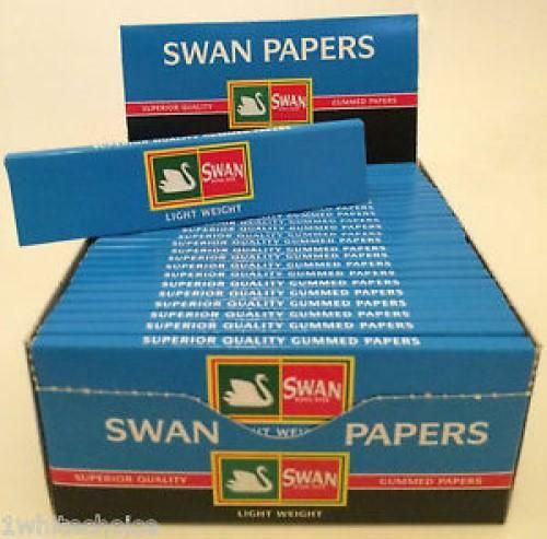 Swan Blue Rolling Paper King Size Full Box Of 50 Booklets — image 3
