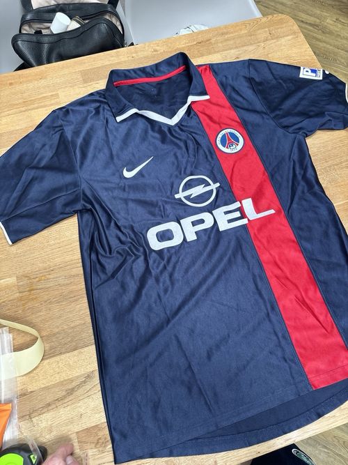 Nike PSG Home Shirt 2001/02 XL Paris Saint-Germain Opel Vintage Football Jersey — image 6