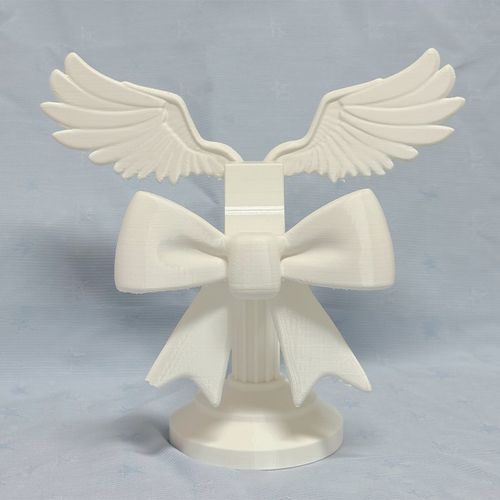 Angel Wings Headphone Stand With Gaming Controller Holder Pink Computer Gaming E — image 7