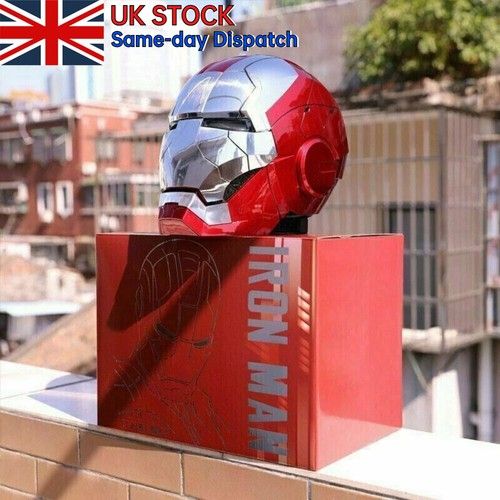 2026 Autoking Iron Man Black MK5 Helmet Electronic Wearable Voice-control Mask