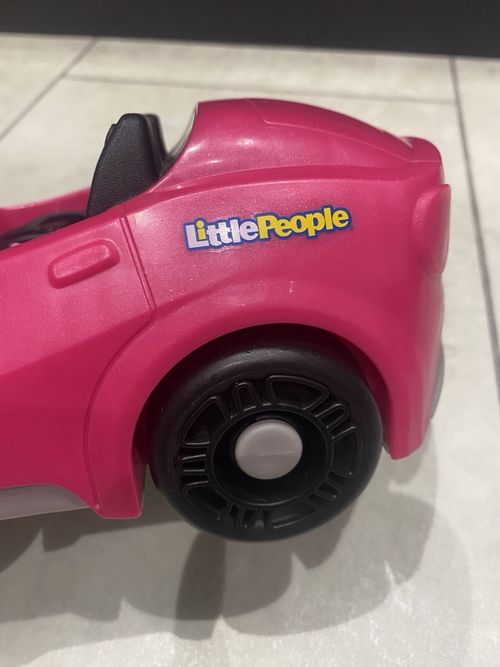 Fisher price Little People Barbie Convertible Pink Car & 2 Figures With Sounds — image 5