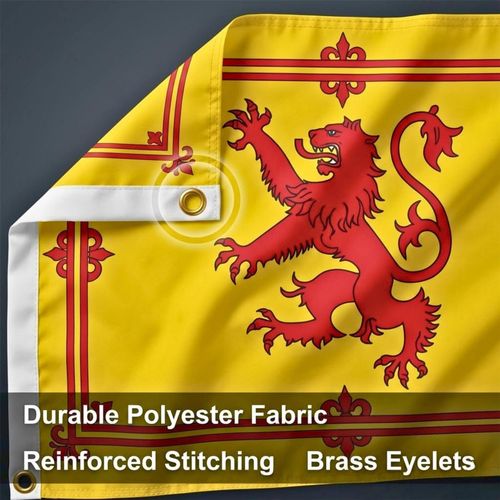 Large Scotland Rampant Lion Flag Rugby Football World Cup Scottish Fan Support — image 6
