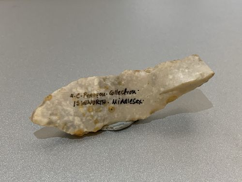 Neolithic Flint Hand Tool, Ex H.C. Pearson Old Collection, Isleworth, Middlesex — image 1