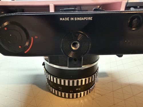 Voigtländer VSL 1 35mm SLR Film Camera + Carl Zeiss Tessar 50mm M42 mount — image 3