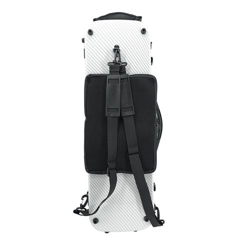 4/4 violin Case mixed Carbon fiber White case Light  Sheet bag Code lock new — image 8