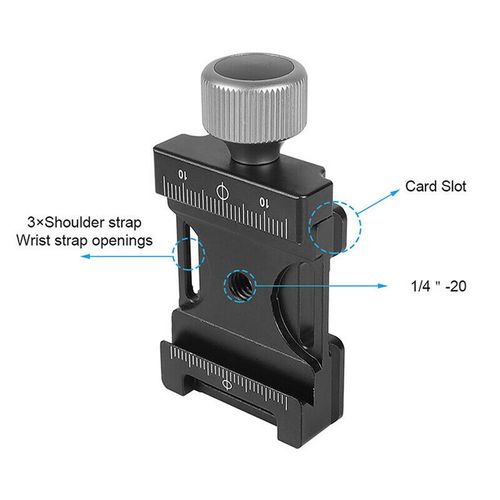 Adjustable Quick Release Clamp Camera Tripod Mount Base For Arca Swiss Plate — image 12