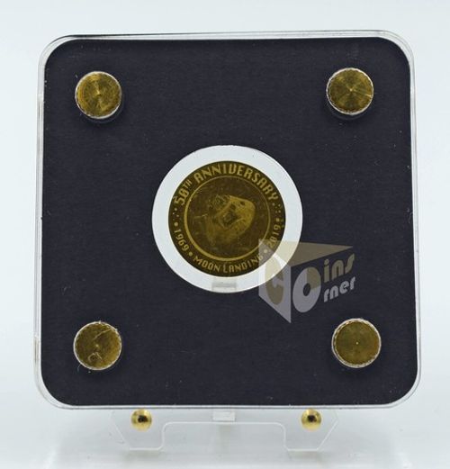 Chad 2019 Command Module Moon landing 50th Anniversary  1/500 Oz 999 Gold Coin