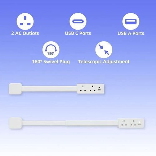 Electrical Outlet Extender Stick - Power Socket Expander Notates 180° V — image 7