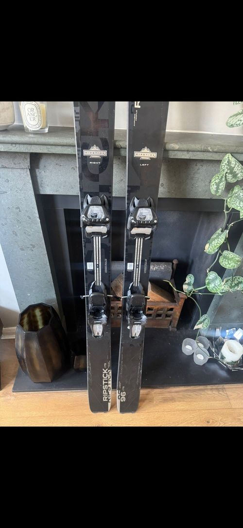 Elan Ripstick 96 175cm All-Mountain Skis w/ Bindings 96mm Waist Black/White.New — image 9