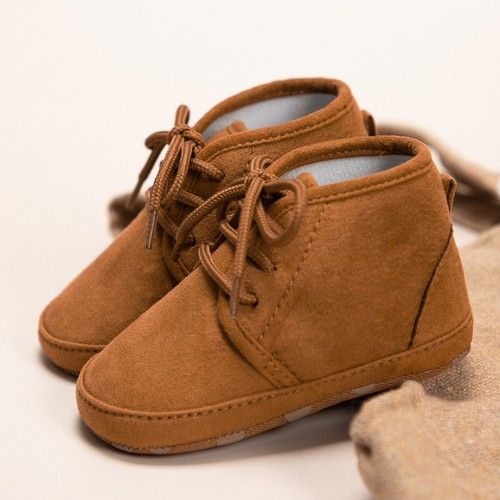 Newborn Baby Boy Pram Shoes Infant Comfortable Booties Inhouse Floor Shoes 0-18M