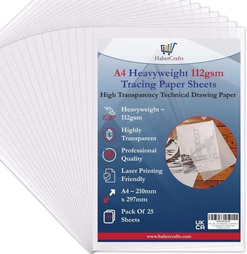 A4 Tracing Paper Sheets Printable Tracing Paper Acid Free 63gms 90gsm 112gsm