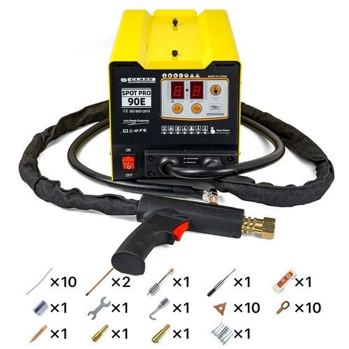 Vehicle Panel Spot Dent Puller 3800A 220V Car Body Stud Welder Dent Removal Kit