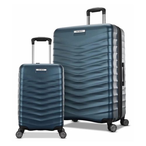 Samsonite Precision DLX Hardside 2 Piece Suitcase|Luggage Set in Blue — image 1