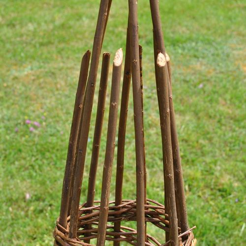 Willow Garden Obelisk Wooden Spiral 1.15m Climbing Plant Support Frame (2) — image 10