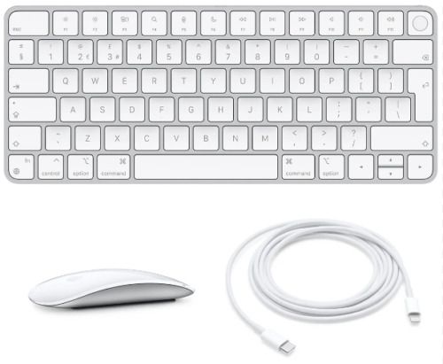 Apple Magic Keyboard with Touch ID A2449 GEN Magic Mouse 2+ Cable Genuine NEW